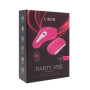Вібратор у трусики Liebe Panty Vibe Recargable Cerise, нагрів до 39 °C, пульт, трусики S-M в комплекті