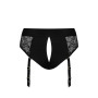 Мереживні трусики для страпона з підв’язками для панчіх Strap-On-Me DIVA HARNESS - XS