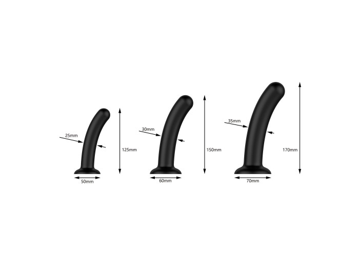 Набір дилдо Nexus Dilating Set  (17см, 15см, 12,5см) (м'ята упаковка!!!) Набір дилдо Nexus Dilating Set  (17см, 15см, 12,5см) (м'ята упаковка!!!)