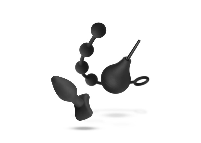 Набір новачка для анальної стимуляції Nexus ANAL BEGINNER KIT, спринцівка, анальне намисто і пробка Набір новачка для анальної стимуляції Nexus ANAL BEGINNER KIT, спринцівка, анальне намисто і пробка