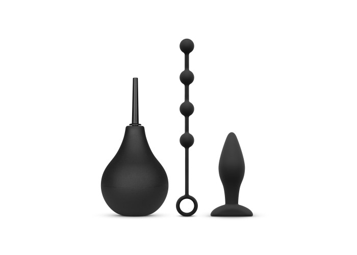 Набір новачка для анальної стимуляції Nexus ANAL BEGINNER KIT, спринцівка, анальне намисто і пробка Набір новачка для анальної стимуляції Nexus ANAL BEGINNER KIT, спринцівка, анальне намисто і пробка