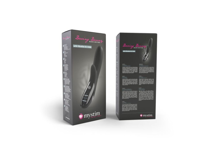 Вібратор-кролик з електростимуляцією Mystim Daring Danny eStim Black (м'ята упаковка!!!) Вібратор-кролик з електростимуляцією Mystim Daring Danny eStim Black (м'ята упаковка!!!)