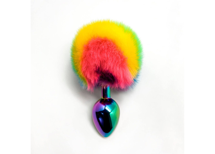 Анальна пробка Wooomy Filippi L, із пухнастим хвостиком, діаметр 4 см, довжина 9 см Анальна пробка Wooomy Filippi L, із пухнастим хвостиком, діаметр 4 см, довжина 9 см