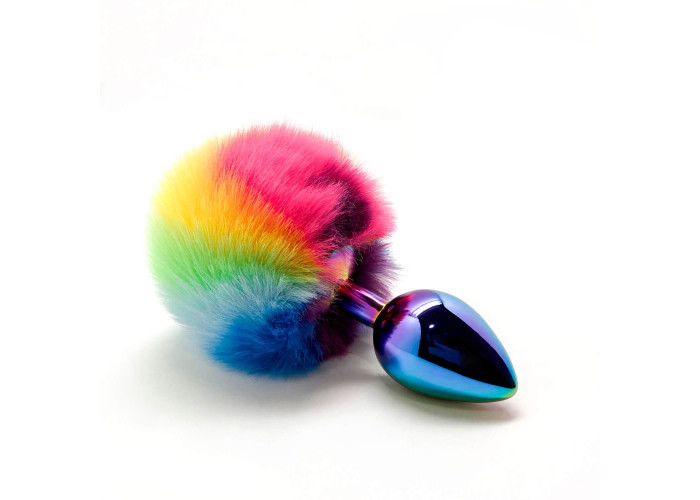 Анальна пробка Wooomy Filippi L, із пухнастим хвостиком, діаметр 4 см, довжина 9 см Анальна пробка Wooomy Filippi L, із пухнастим хвостиком, діаметр 4 см, довжина 9 см