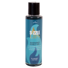 Зігрівальний масажний гель Sensuva Sizzle Lips Blueberry Ice Pop (125 мл), без цукру, їстівний Зігрівальний масажний гель Sensuva Sizzle Lips Blueberry Ice Pop (125 мл), без цукру, їстівний