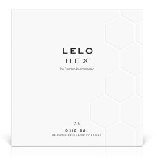 Презервативи LELO HEX Condoms Original 36 Pack, тонкі та суперміцні Презервативи LELO HEX Condoms Original 36 Pack, тонкі та суперміцні