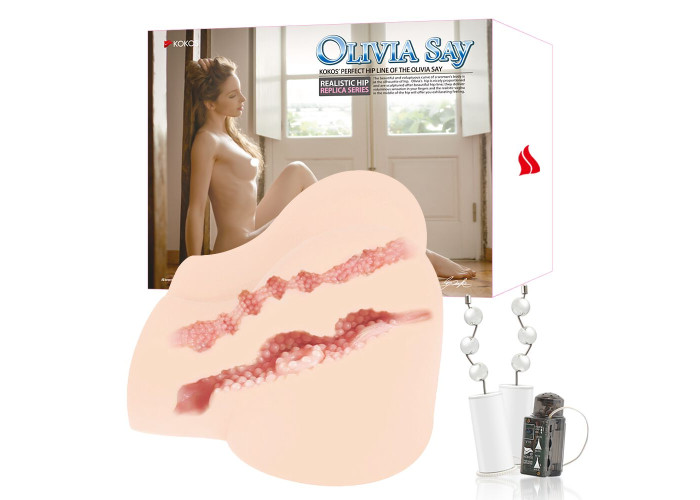 Мастурбатор Kokos OLIVIA SAY два входи: вагіна і попка Мастурбатор Kokos OLIVIA SAY два входи: вагіна і попка