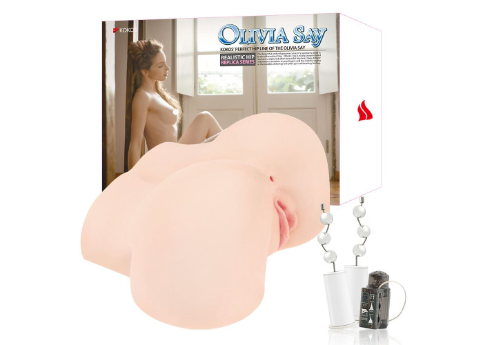 Мастурбатор Kokos OLIVIA SAY два входи: вагіна і попка Мастурбатор Kokos OLIVIA SAY два входи: вагіна і попка