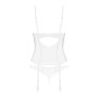 Корсет Obsessive Alissium corset & thong M/L (м'ята упаковка!!!)