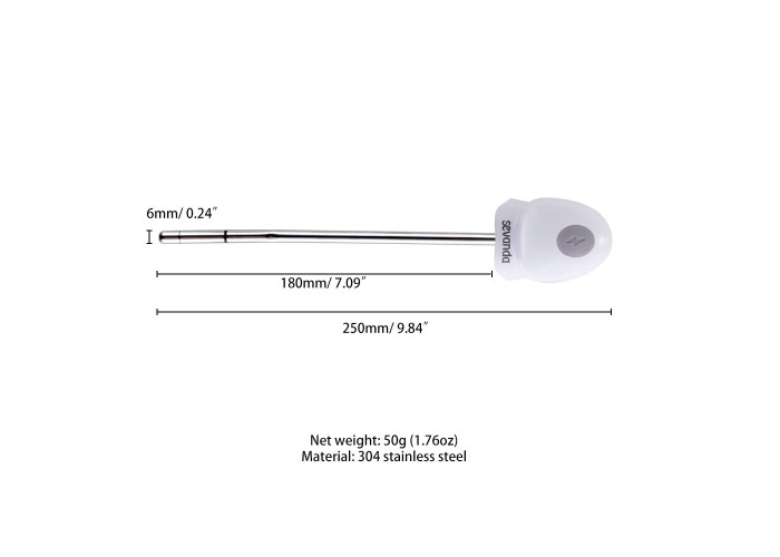 Уретральний зонд LOCKINK SEVANDA Vibrating & E-stim Metal Urethral Sounding - White Уретральний зонд LOCKINK SEVANDA Vibrating & E-stim Metal Urethral Sounding - White