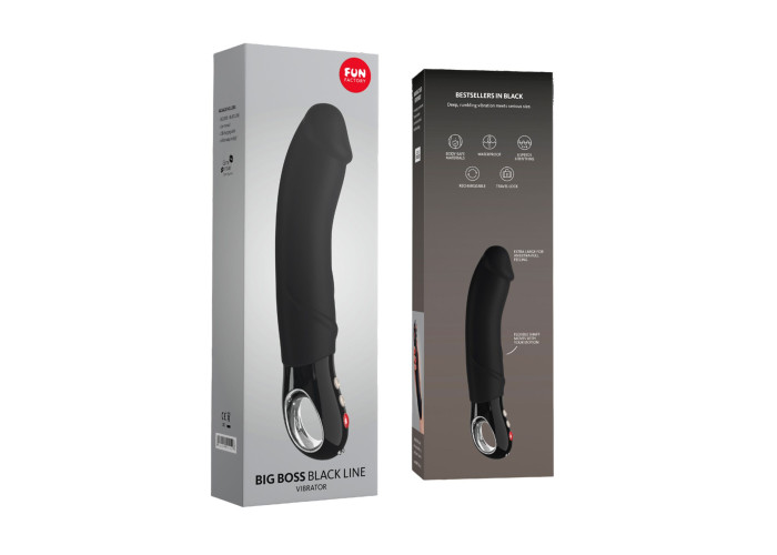 Вібратор для точки G Fun Factory BIG BOSS black, дуже потужний, 23,5 см Вібратор для точки G Fun Factory BIG BOSS black, дуже потужний, 23,5 см