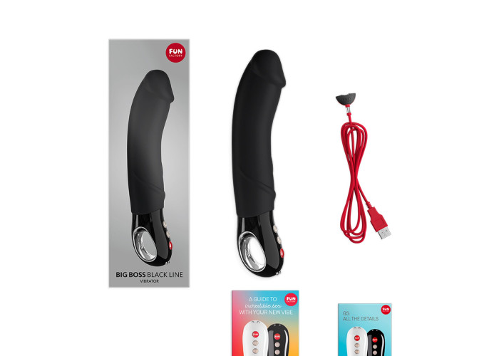Вібратор для точки G Fun Factory BIG BOSS black, дуже потужний, 23,5 см Вібратор для точки G Fun Factory BIG BOSS black, дуже потужний, 23,5 см