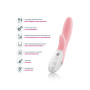 Вібратор-кролик Mystim Danny Divido Candy Rose з глибокою вібрацією, 2 мотори