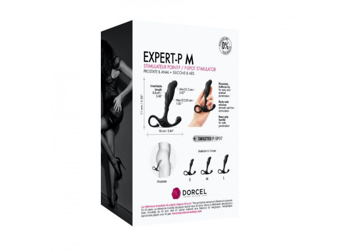 Ручний ергономічний масажер простати Dorcel Expert P size M Ручний ергономічний масажер простати Dorcel Expert P size M
