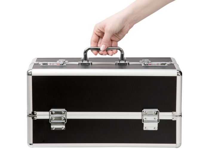 Великий кейс для зберігання секс-іграшок BMS Factory Large Lokable Vibrator Case Black,кодовий замок Великий кейс для зберігання секс-іграшок BMS Factory Large Lokable Vibrator Case Black,кодовий замок