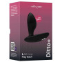 Анальна смарт-вібропробка We-Vibe Ditto+ Satin Black з пультом ДК