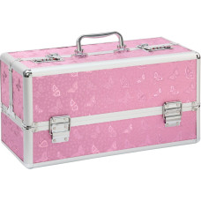 Великий кейс для зберігання секс-іграшок BMS Factory Large Lokable Vibrator Case Pink, кодовий замок Великий кейс для зберігання секс-іграшок BMS Factory Large Lokable Vibrator Case Pink, кодовий замок