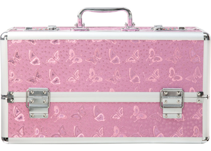 Великий кейс для зберігання секс-іграшок BMS Factory Large Lokable Vibrator Case Pink, кодовий замок Великий кейс для зберігання секс-іграшок BMS Factory Large Lokable Vibrator Case Pink, кодовий замок