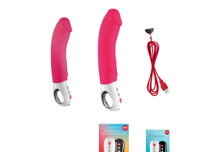 Вібратор для точки G Fun Factory BIG BOSS pink, дуже потужний, 23,5 см Вібратор для точки G Fun Factory BIG BOSS pink, дуже потужний, 23,5 см