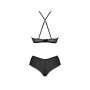 Комплект Passion KERRIA BIKINI black, L/XL, бралет і трусики-бікіні