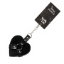 Брелок на карабіні для ключів Art of Sex Chained Heart, Чорний Брелок на карабіні для ключів Art of Sex Chained Heart, Чорний