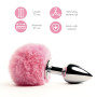 Анальна пробка FeelzToys - Bunny Tails Butt Plug Pink Анальна пробка FeelzToys - Bunny Tails Butt Plug Pink