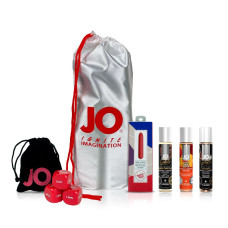 Набір «Персиковий десерт», 3 смакові змазки System JO, віброкуля SugarBoo, кубики System JO Набір «Персиковий десерт», 3 смакові змазки System JO, віброкуля SugarBoo, кубики System JO