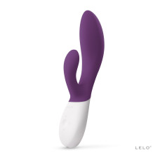 Вібратор-кролик LELO Ina Wave 2 Plum, манливий рух стовбура + вібрації Вібратор-кролик LELO Ina Wave 2 Plum, манливий рух стовбура + вібрації