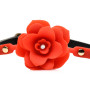 Силіконовий кляп з трояндою Master Series: Blossom Silicone Rose Gag – Red