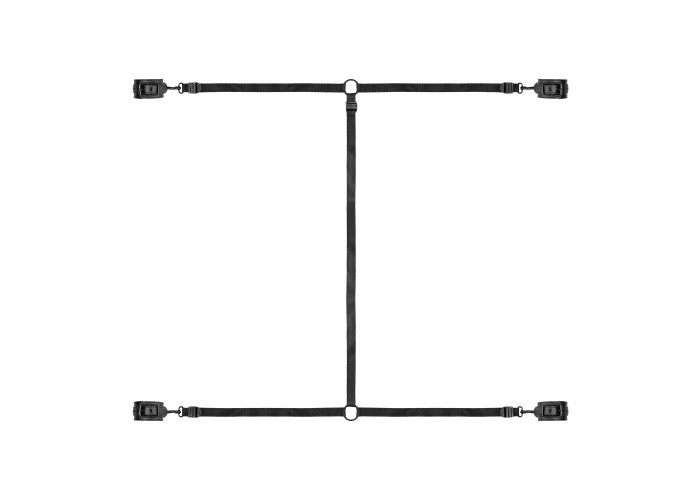 Фіксатор на ліжко з наручниками та поножами Bedroom Fantasies: Under the bed Restraint Bondage Set Фіксатор на ліжко з наручниками та поножами Bedroom Fantasies: Under the bed Restraint Bondage Set