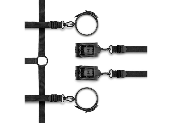 Фіксатор на ліжко з наручниками та поножами Bedroom Fantasies: Under the bed Restraint Bondage Set Фіксатор на ліжко з наручниками та поножами Bedroom Fantasies: Under the bed Restraint Bondage Set