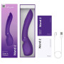Смарт-вібромасажер We-Vibe Wand 2 Purple, дуже потужний, функція Smart Silence