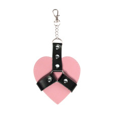 Брелок на карабіні для ключів Art of Sex Chained Heart, Рожевий