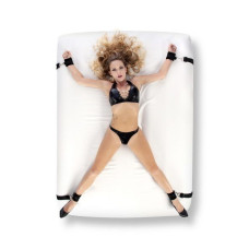 Фіксатор рук і ніг для ліжка Fetish Tentation Ankle and Wrist Straps for Bad з маскою на очі Фіксатор рук і ніг для ліжка Fetish Tentation Ankle and Wrist Straps for Bad з маскою на очі