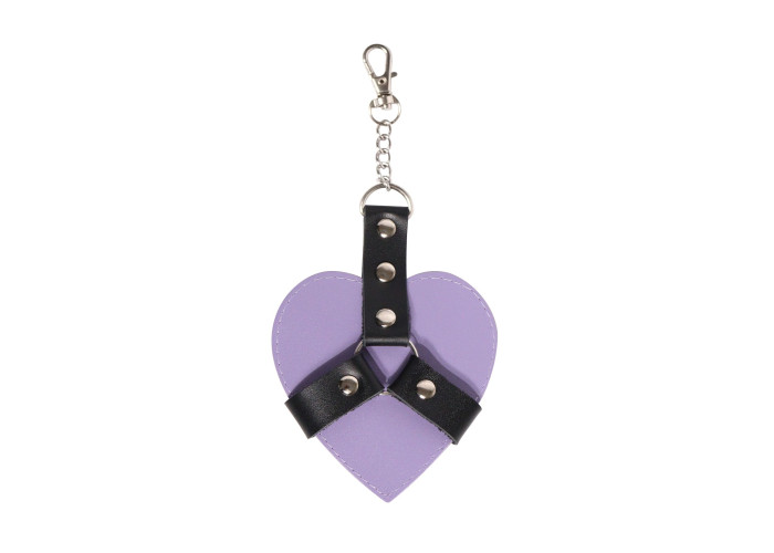 Брелок на карабіні для ключів Art of Sex Chained Heart, Лаванда Брелок на карабіні для ключів Art of Sex Chained Heart, Лаванда