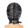 Капюшон з кляпом для БДСМ Fetish Tentation BDSM hood in leatherette with removable gag