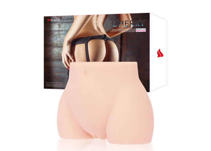 Мастурбатор-полуторс Kokos Cherry, два входи: вагіна і попка Мастурбатор-полуторс Kokos Cherry, два входи: вагіна і попка