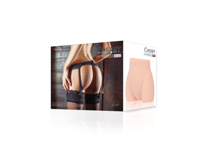 Мастурбатор-полуторс Kokos Cherry, два входи: вагіна і попка Мастурбатор-полуторс Kokos Cherry, два входи: вагіна і попка