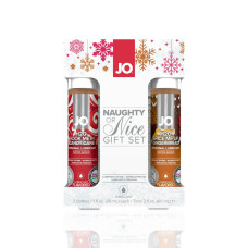 Набір лубрикантів JO Naughty or Nice Gift Set – Candy Cane & Gingerbread (2×30 мл) Набір лубрикантів JO Naughty or Nice Gift Set – Candy Cane & Gingerbread (2×30 мл)