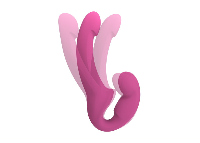 Безремінний страпон Fun Factory SHARE LITE blackberry, регульований, полегшена модель Безремінний страпон Fun Factory SHARE LITE blackberry, регульований, полегшена модель