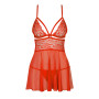 Бебі-дол Obsessive 838-BAB-3 babydoll & thong red 2XL/3XL Бебі-дол Obsessive 838-BAB-3 babydoll & thong red 2XL/3XL