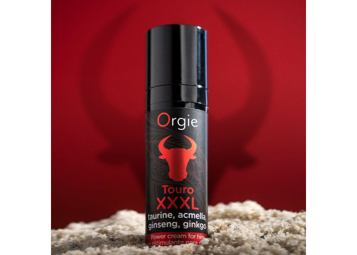 Крем для посилення ерекції Orgie Touro XXXL Power Cream, 15 мл, з ефектом вібрації Крем для посилення ерекції Orgie Touro XXXL Power Cream, 15 мл, з ефектом вібрації