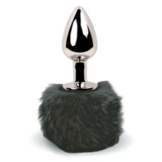 Анальна пробка FeelzToys - Bunny Tails Butt Plug Black Анальна пробка FeelzToys - Bunny Tails Butt Plug Black