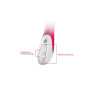 Вібратор-кролик Mystim Danny Divido Pink з глибокою вібрацією, 2 мотори