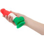 Кольоровий фалоімітатор ADDICTION - LEONARDO - 7 '- 3 COLOURS, 17,8 см, силікон, вібропуля в подарун
