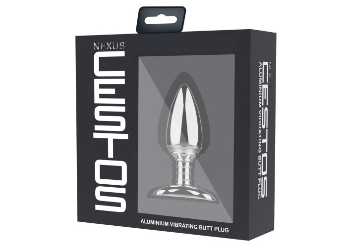 Алюмінієва анальна пробка з вібрацією та дистанційним керуванням Nexus Cestos Алюмінієва анальна пробка з вібрацією та дистанційним керуванням Nexus Cestos