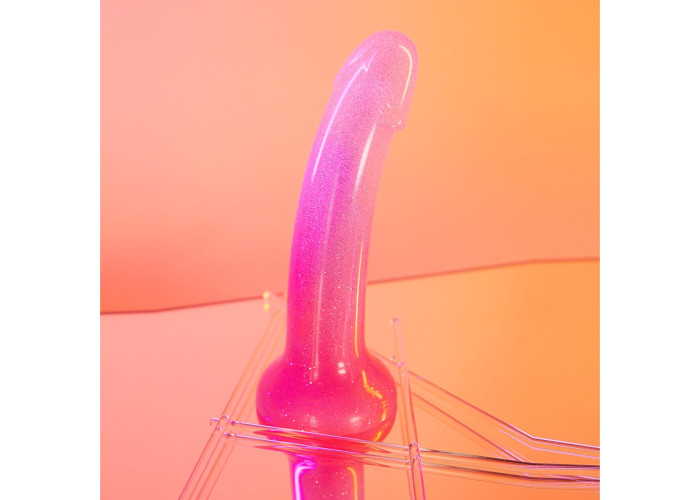 Дилдо з рожевим градієнтом та блискітками Love To Love DILDOLLS - SUNRISE, ультрам’який Дилдо з рожевим градієнтом та блискітками Love To Love DILDOLLS - SUNRISE, ультрам’який