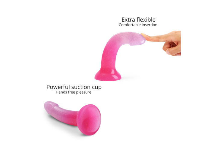 Дилдо з рожевим градієнтом та блискітками Love To Love DILDOLLS - SUNRISE, ультрам’який Дилдо з рожевим градієнтом та блискітками Love To Love DILDOLLS - SUNRISE, ультрам’який