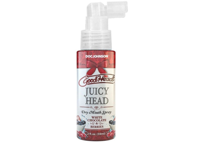 Зволожувальний спрей оральний Doc Johnson GoodHead - Juicy Head - White Chocolate and Berries 59мл Зволожувальний спрей оральний Doc Johnson GoodHead - Juicy Head - White Chocolate and Berries 59мл