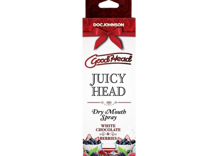 Зволожувальний спрей оральний Doc Johnson GoodHead - Juicy Head - White Chocolate and Berries 59мл Зволожувальний спрей оральний Doc Johnson GoodHead - Juicy Head - White Chocolate and Berries 59мл